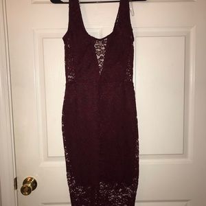 Charlotte Russe Lace Bodycon Dress